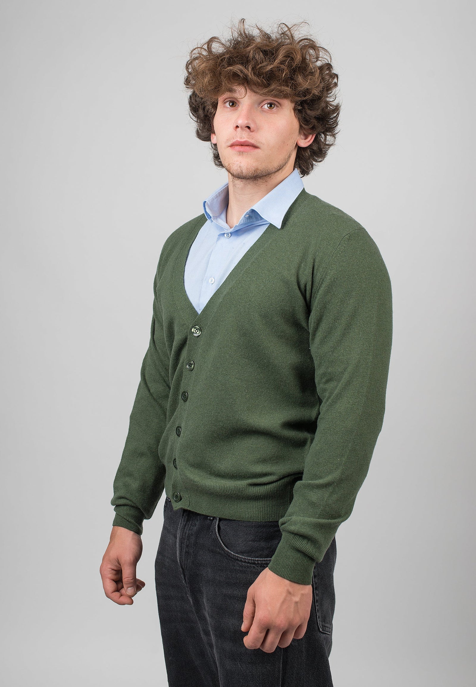 【2plan】Cashmere Daily Cardigan Cashmere blend Cardigan | Dalle Piane Cashmere