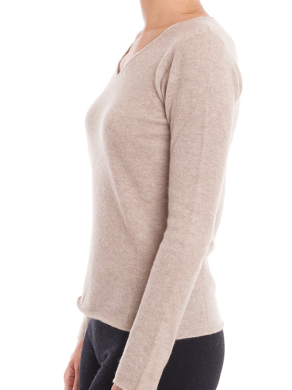 V-neck 100% Cashmere | Dalle Piane Cashmere